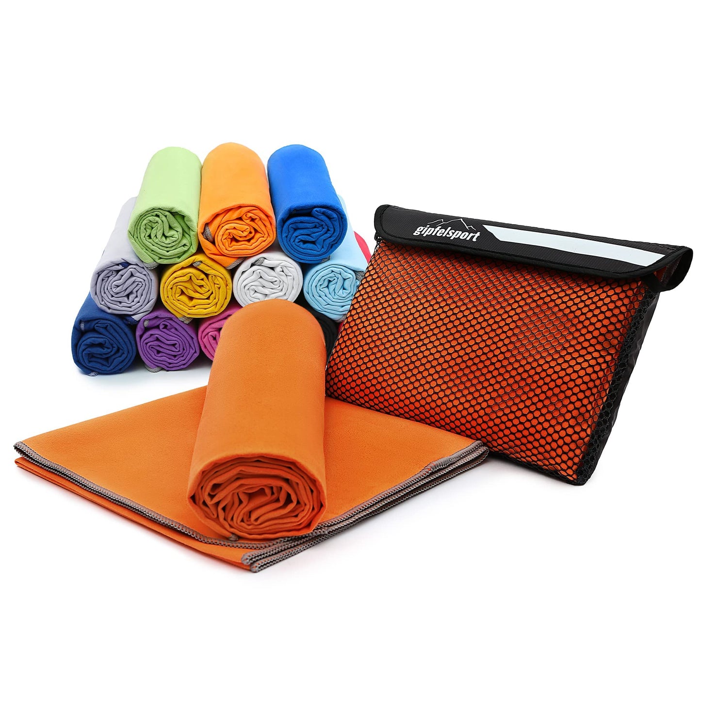 gipfelsport Microfibre Towel | 13 - Orange | XXL(200x90cm)