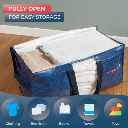 Wrappybag moving bags extra large strong - Packing bags for Moving House