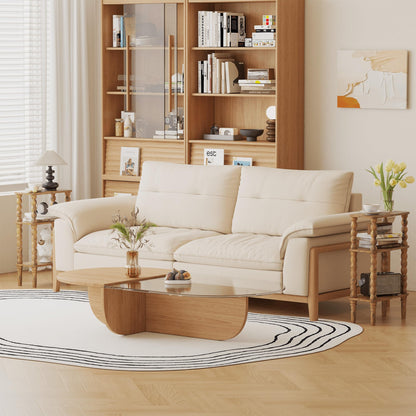 JERX 3-Tier Narrow Side Table Small End Table
