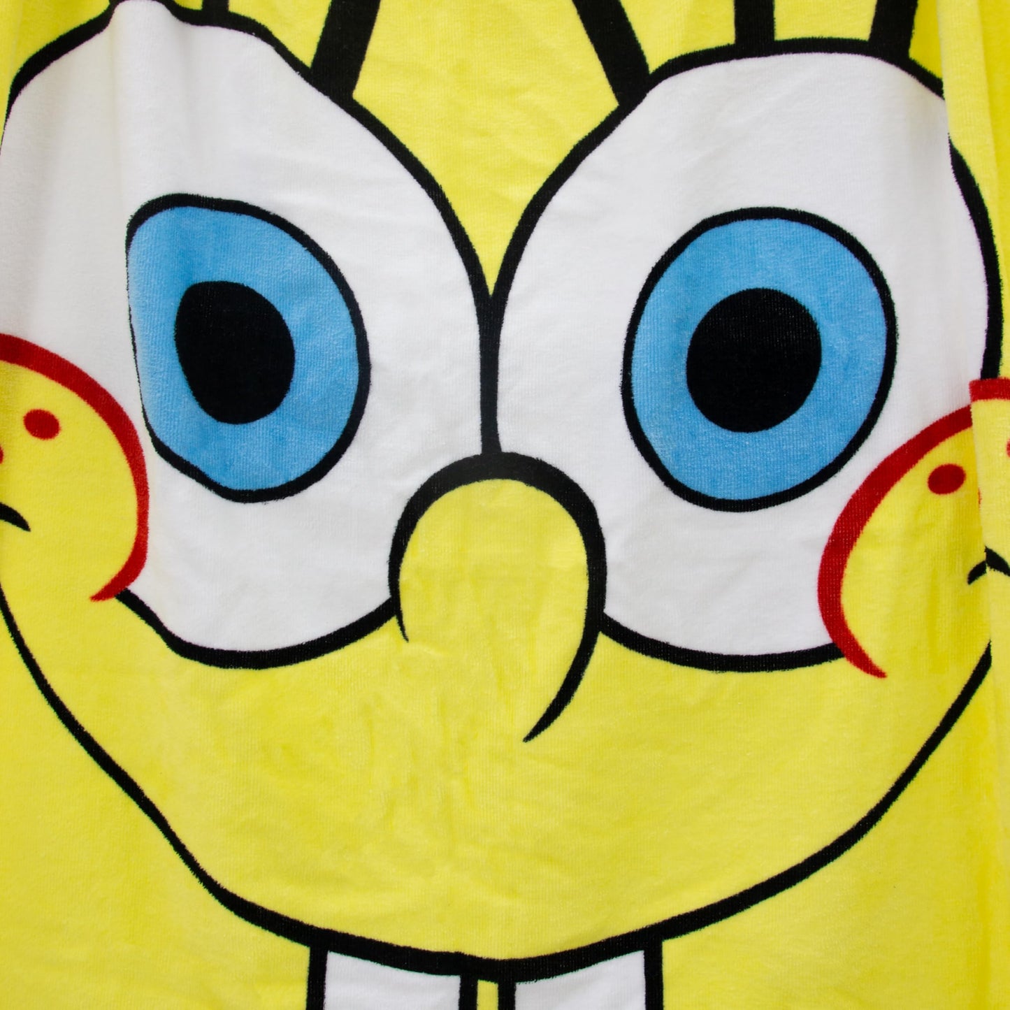 Spongebob Squarepants Officially Licenced Kids Towel | Super Soft Feel, Squared Design With Spongebob, Patrick, Squidward, Mr Krabs