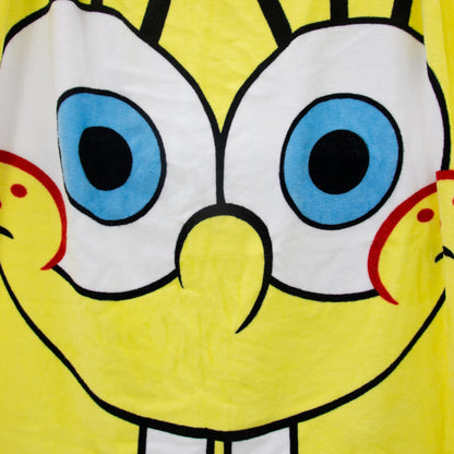 Spongebob Squarepants Officially Licenced Kids Towel | Super Soft Feel, Squared Design With Spongebob, Patrick, Squidward, Mr Krabs