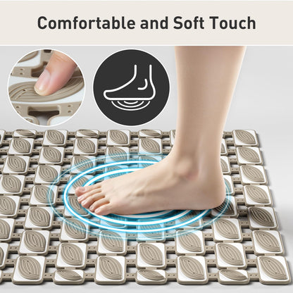 XIYUNTE Shower Mat Non Slip Anti Mould - 70 x 40cm Non Slip Shower Mats for Inside Shower