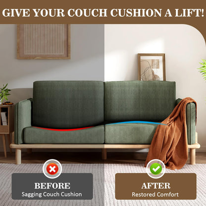 LIROPAU 50 x 50 x 5 cm Couch Cushion Support for Sagging Seat