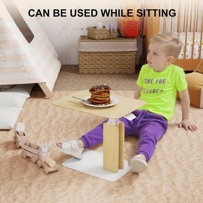 ETHU Height Adjustable Low Side Table 38-57cm 15kg Load