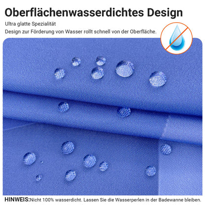 Lerores Shower Curtain, 180 x 170 cm, Geometric Gradient, Weighted Hem, Anti-Mould, Water-Repellent