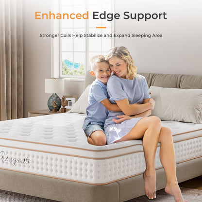 Vesgantti Mattress with Memory Foam Top 4FT Small Double Mattress 120x190cm