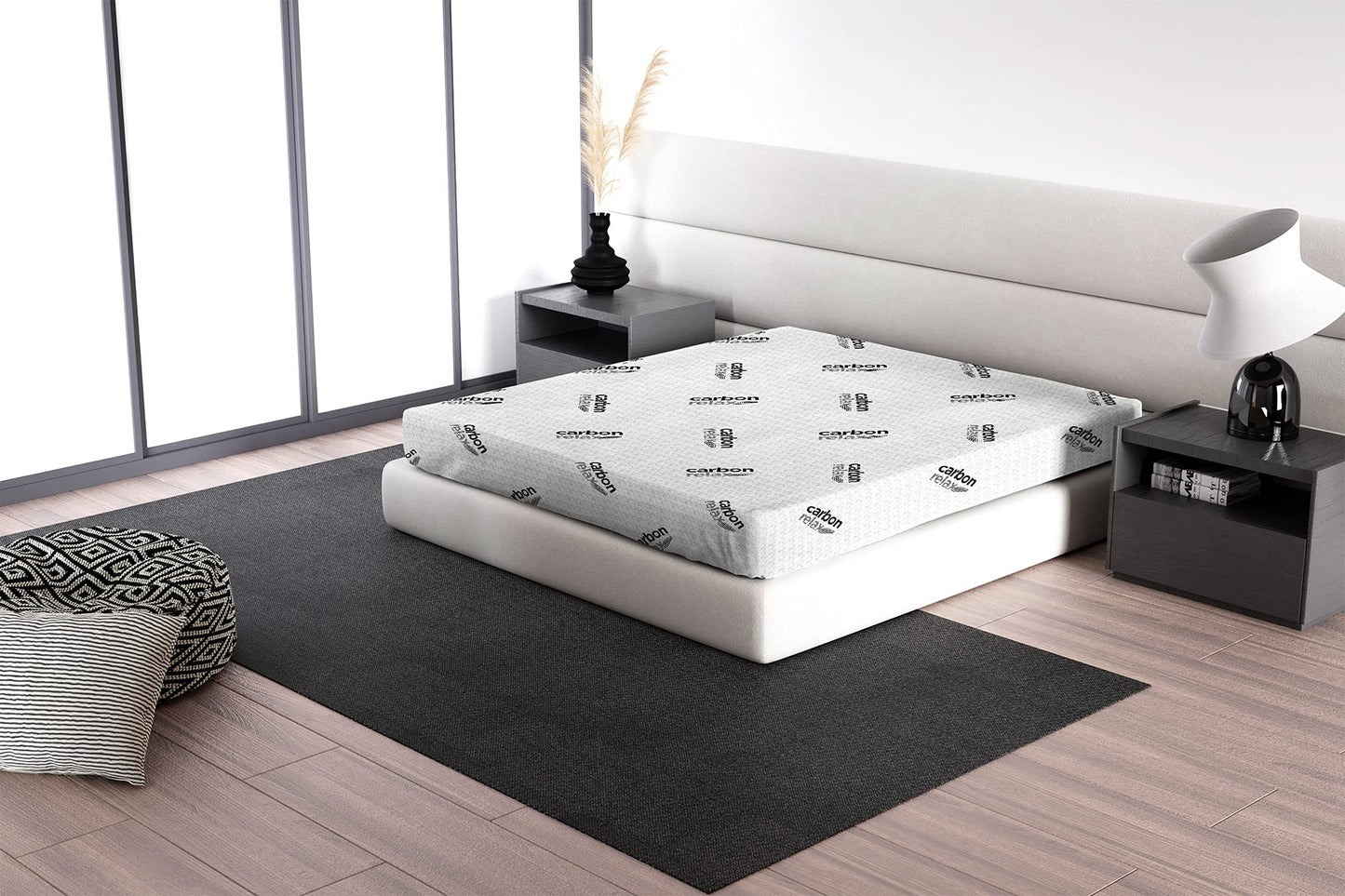 MB HOME ITALY Mattress Cover, Thermocontrol, White, Small Double 120x200 cm