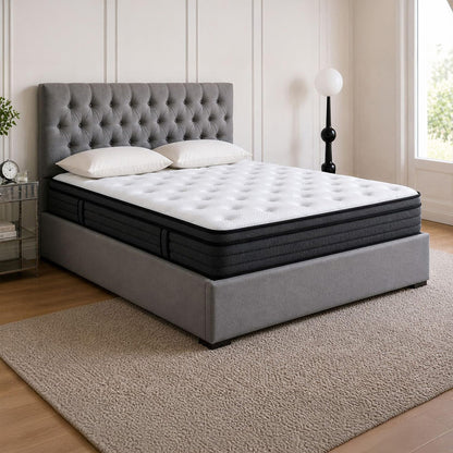 SANA SLEEP 5FT King Mattress,9 Zone Orthopedic King Mattress, Comfortable Home Pocket Spring Mattress