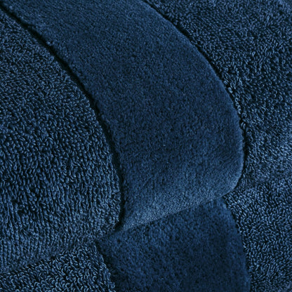 Christy Prism Bath Sheet Set | 2 pieces | Vibrant Colours | 100% Turkish Cotton | Super Soft and Fluffy | Quick Dry | Midnight Navy