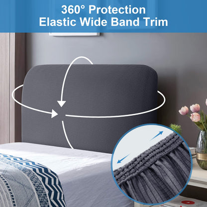 TAOCOCO Single Headboard Covers,Stretch Bed Headboard Cover,All-Inclusive Dustproof Small Double Headboard Bed Covers,Spandex Jacquard Soft Headboard