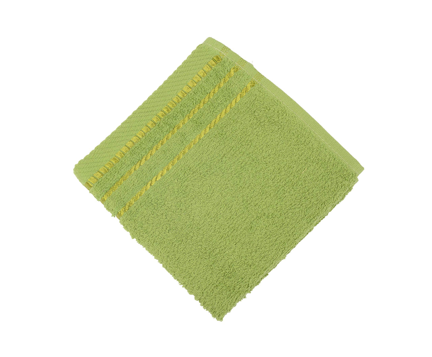 Gözze - Set of 4 Faceloths, Berlin, 100% Cotton, 30 x 30 cm - Dark Green