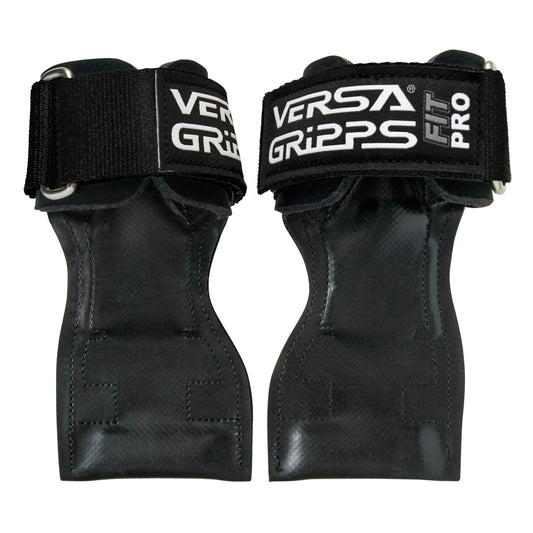 Versa Gripps? Fit Pro, Made in The USA, Wrist Straps for Female Athlete, The Best Training Accessory, Midnight, R/L