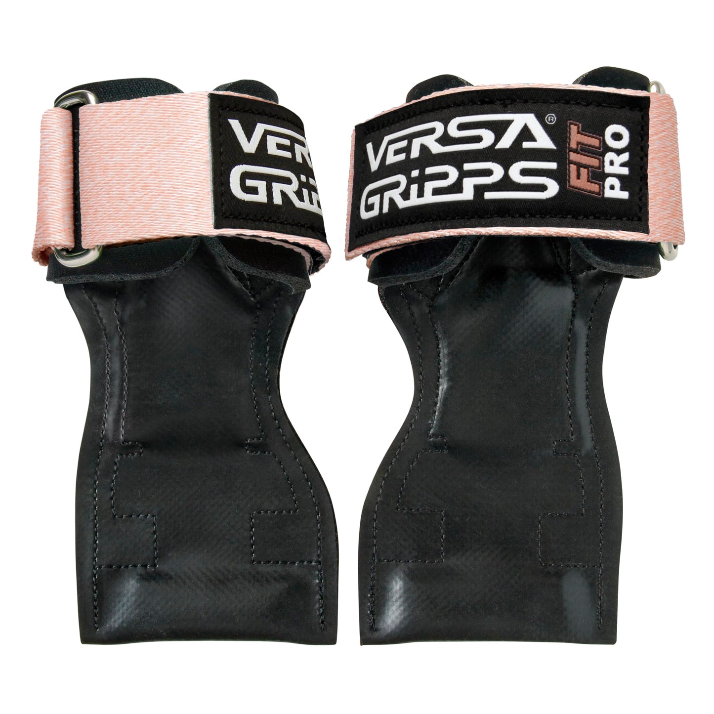Versa Gripps? Fit Pro, Made in The USA, Wrist Straps for Female Athlete, The Best Training Accessory, Peach Bellini, R/L