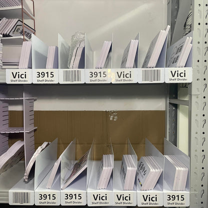 8Gnituhs 1.6MM 20 Pcs 39 * 15CM PVC Shelf Dividers for Closets Wood Shelf Separators Clothes Organizer and Bedroom Storage and Organization