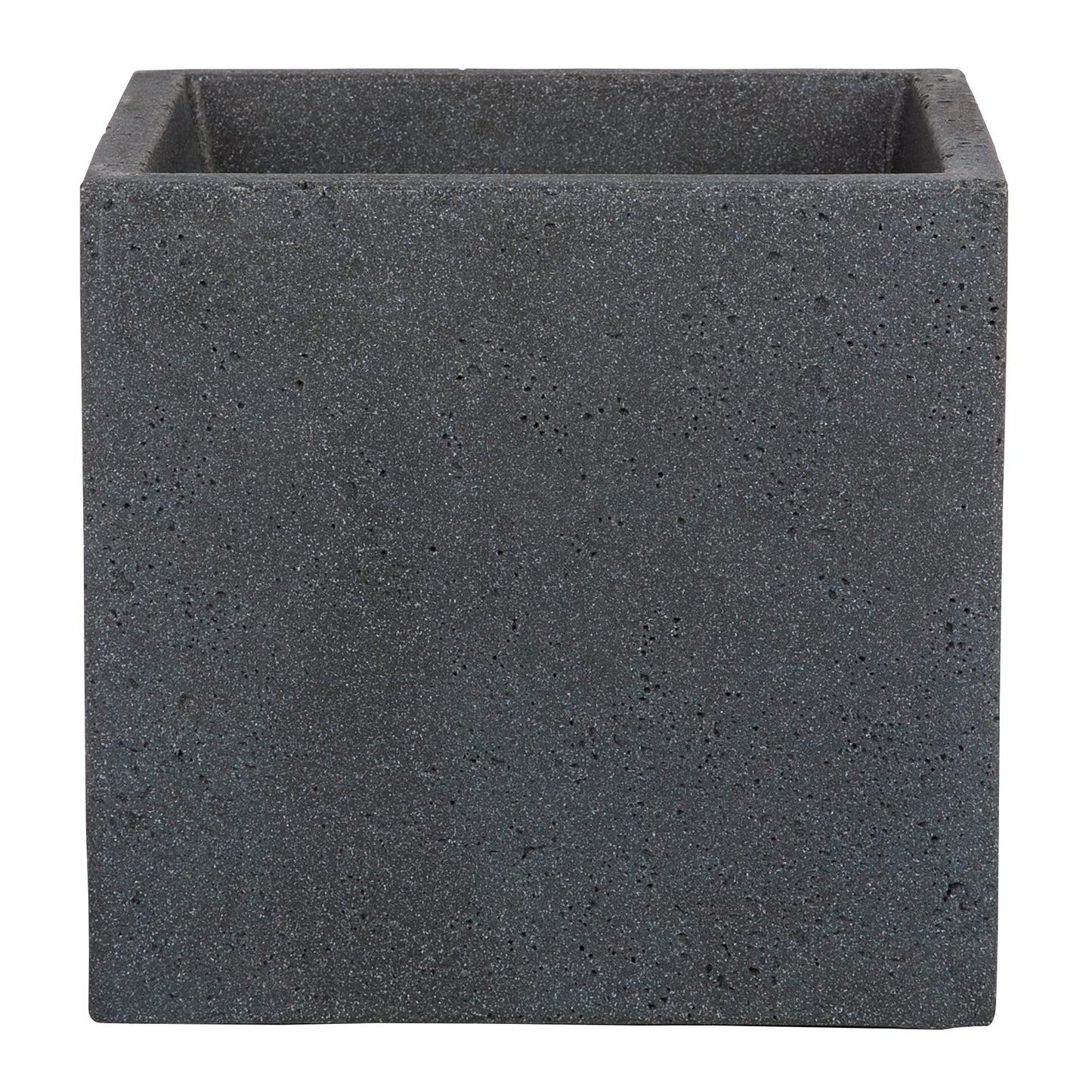 Scheurich C-Cube Planter Stony Black ? 40 cm, height 33 cm