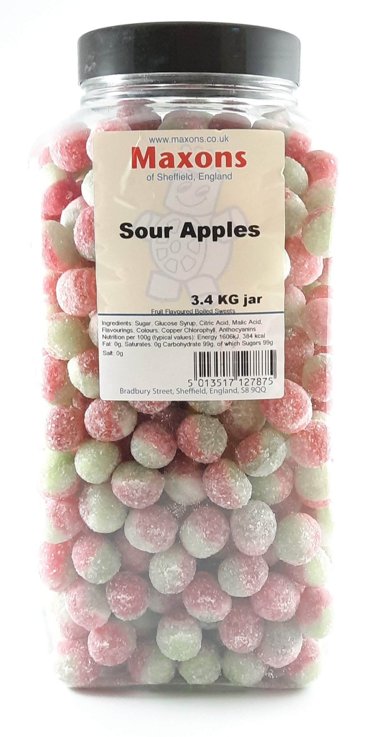 Maxons Sour Apples Jar 3.4 Kg