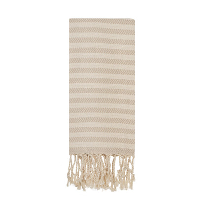 Blue Beach Turkish Towel Striped - 90 x180cm Large Turkish Hammam Peshtemal Towel - Super Absorbent, Quick Dry, Lightweight