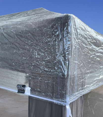 QUICK STAR Pavillon Schutzhaube 2x2m Wasserdicht Transparent