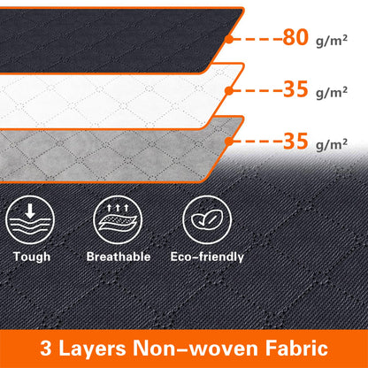Vieshful 6 Pack Underbed Storage Bags 40L Foldable Clothes Bag Large Capacity Storage Containers with Clear Window Reinforced Handles Zippered