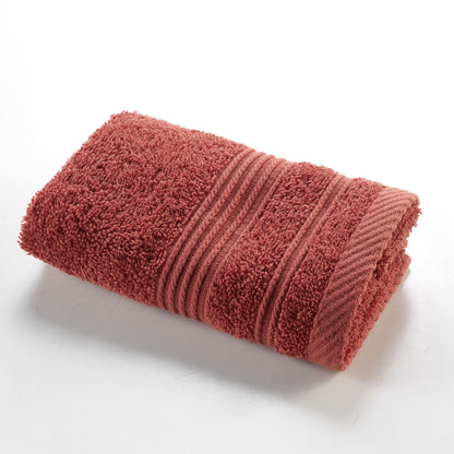 Douceur d'Intérieur, Guest Towel (30 x 50 cm) Tendresse Terracotta, Plain Sponge