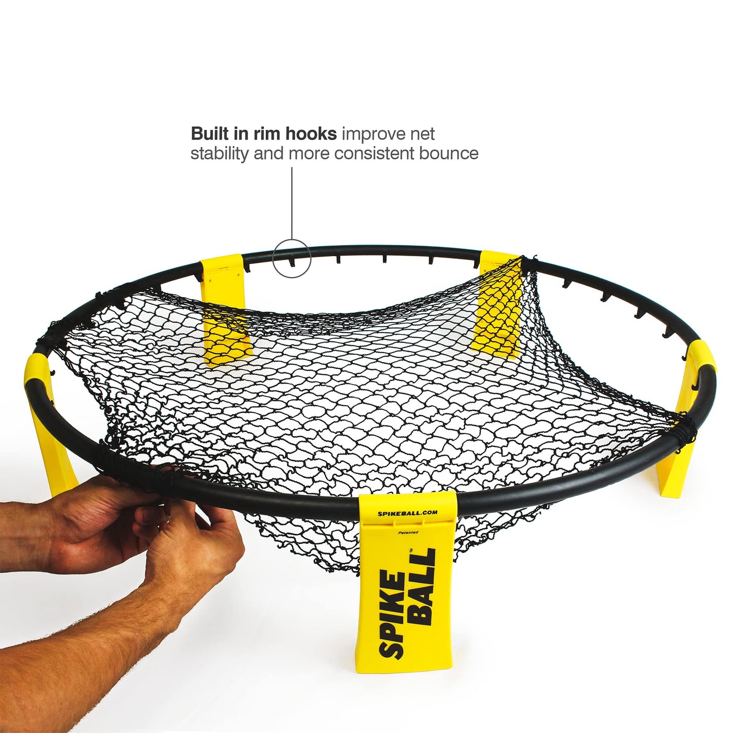 Spikeball 3 Ball Game Set - Includes 3 Balls, Drawstring Bag, and Rule Book