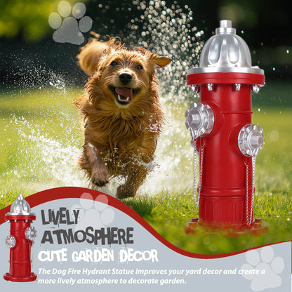 Dog Fire Hydrant Pee Post, Prefdo Puppy Pee Post Training Statue, Indoor Outdoor Fire Hydrant Decor Figurines for Yard Art Garden Lawn, Gift for