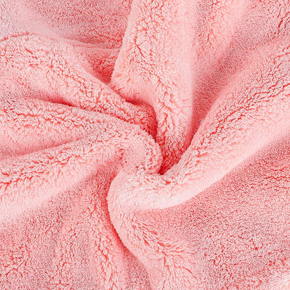 Microfiber Hair Drying Cap Super Absorbent Hair Drying Towels Wrap Women Girls Quick Dry Hair Turban Cap with Button Design Bath Shower Head Wrap