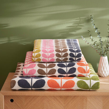 Orla Kiely Bathroom Towels in Multi Stem AuburnSize: Hand Towel, 50x90cm
