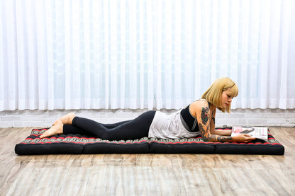 Leewadee Thai Trifold Mattress 200 x 70 cm Kapok Futon Alternative