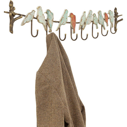 Kare Design Coat Rack Bird Party, multicoloured, 20x100x6 cm