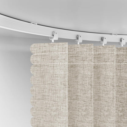 Room Divider Curtain Sets with Flexible Ceiling Track, Privacy Soundproof Curtain for Bedroom Office Patio Sliding Door