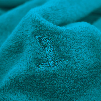 möve Superwuschel towel 50 x 100 cm made of 100% cotton, lagoon