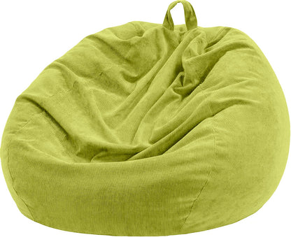 Nobildonna Bean Bag Chair Cover (No Filler) for Kids Beanbag Stuffed Animal Storage Without Filling Plush Toys Holder and Organizer Soft Premium