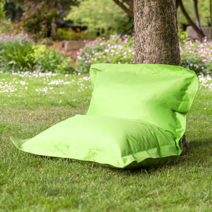 Bean Bag Bazaar Large Outdoor Kids Bean Bag with Filling Included, Green