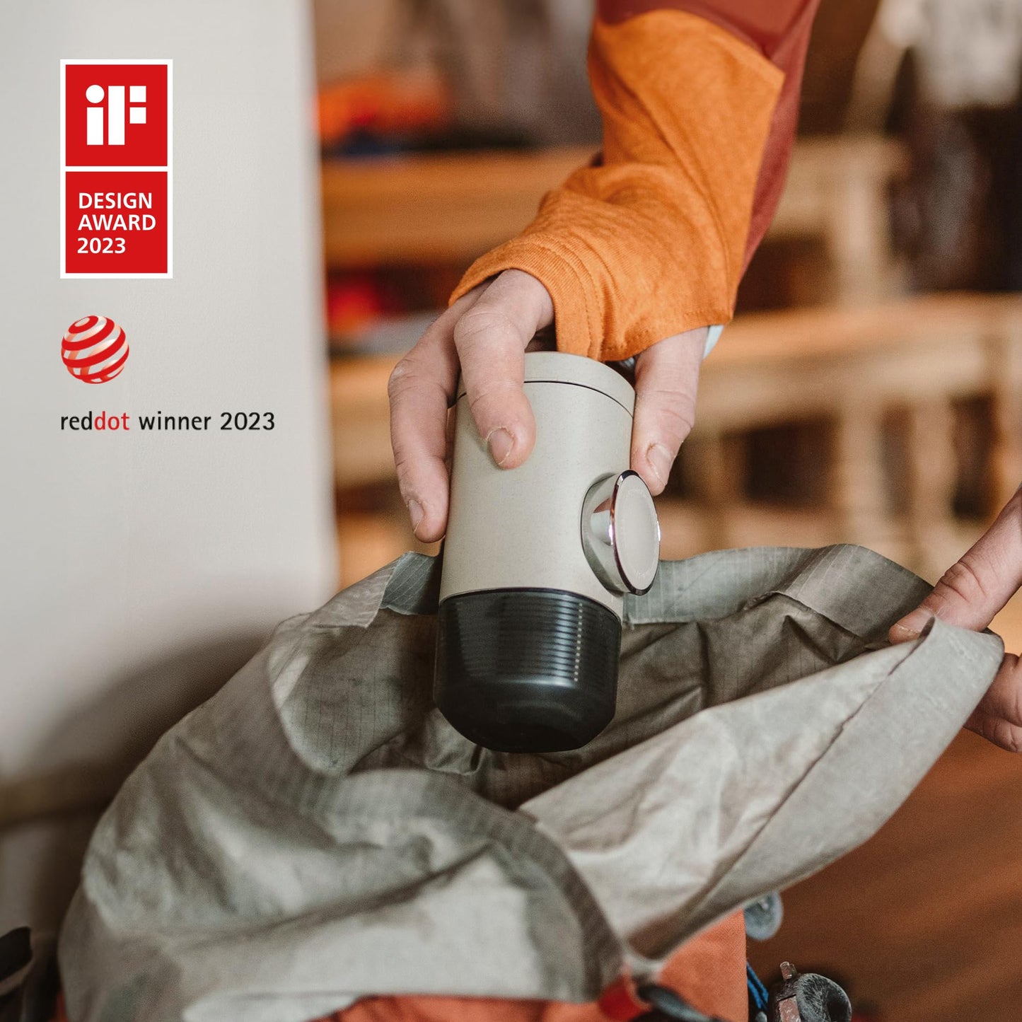 WACACO Minipresso NS2, Portable Espresso Maker Compatible with *Nespresso*Original Capsules and Compatibles, Manually Operated, 18 Bar Small Handheld