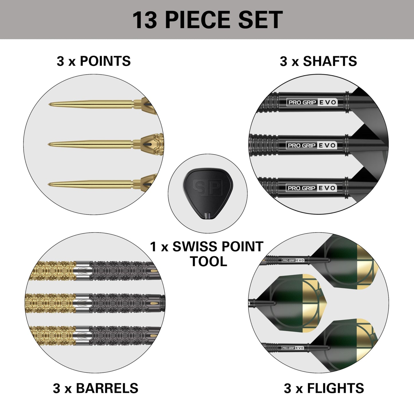 TARGET Darts Cult Envy 03 26G 90% Tungsten Swiss Point Steel Tip Darts Set
