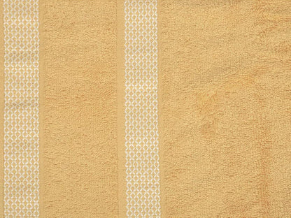 CASA COPENHAGEN Solitaire 6 Piece Towel Set - Beige, 600gsm, 2 Bath Towels, 2 Hand Towels, 2 Washcloths Made of Soft Egyptian Cotton for Bathroom