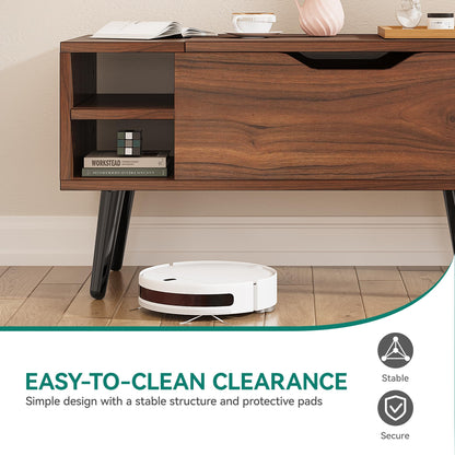 YITAHOME Lift Top Coffee Table with Hidden Compartment, Adjustable Storage Shelf, Spring Lifter, Coffee Table with Storage for Living Room