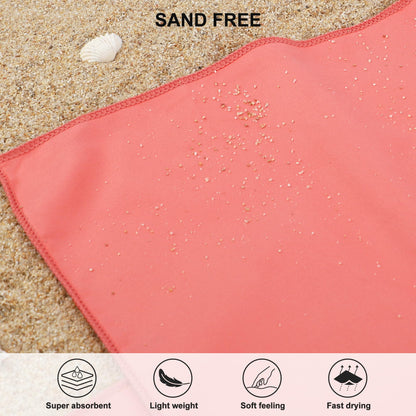 Rainleaf Microfiber Towel Quick Dry Camping & Travel & Gym Towel. Compact
