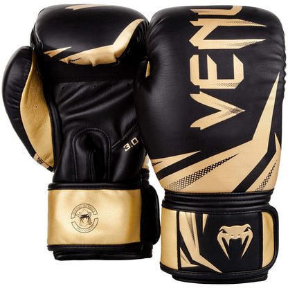 Venum, Challenger 3.0 Boxing Gloves, Unisex Adult, 12 Oz, Black/Gold
