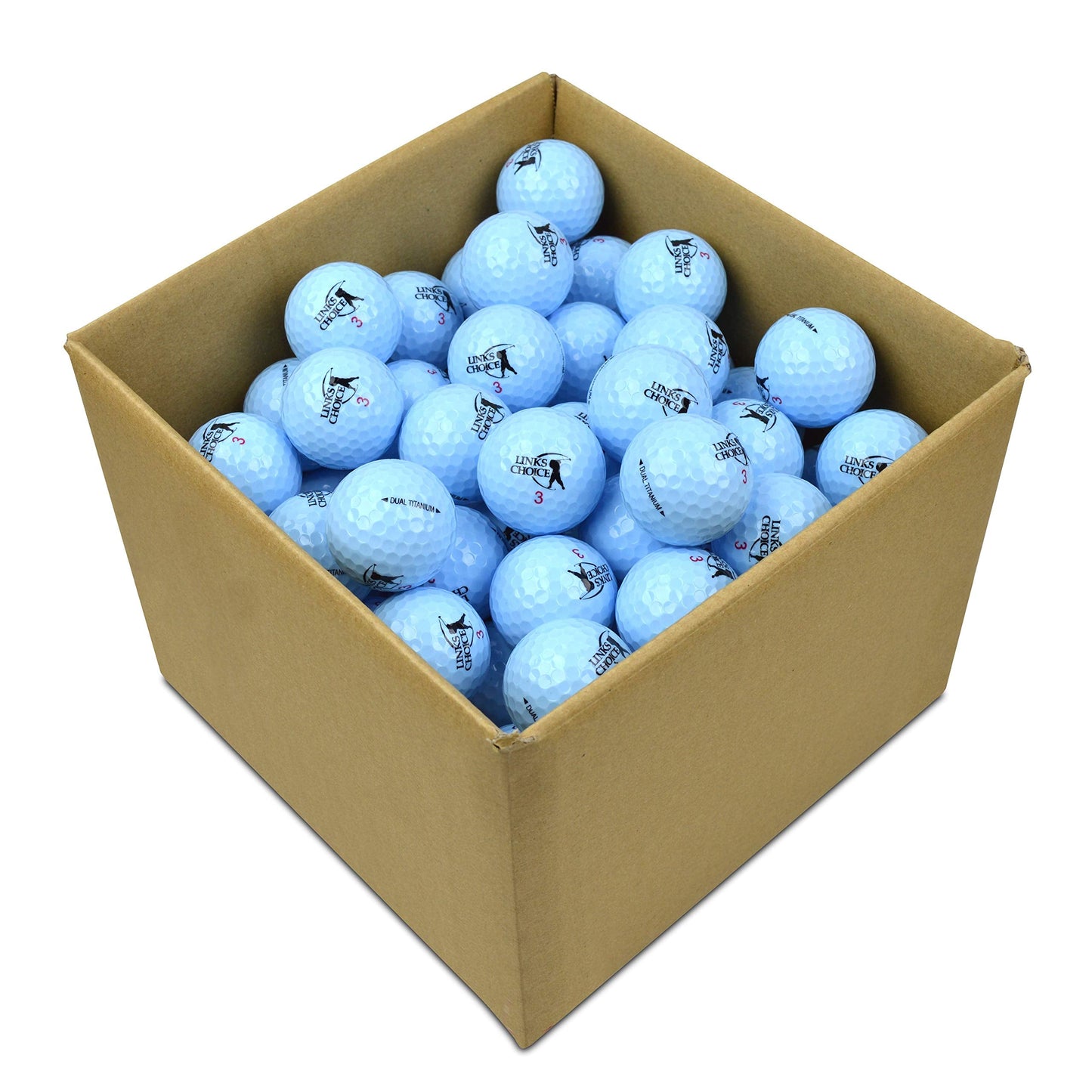 Links Choice 100 Blue Coloured Golf Balls