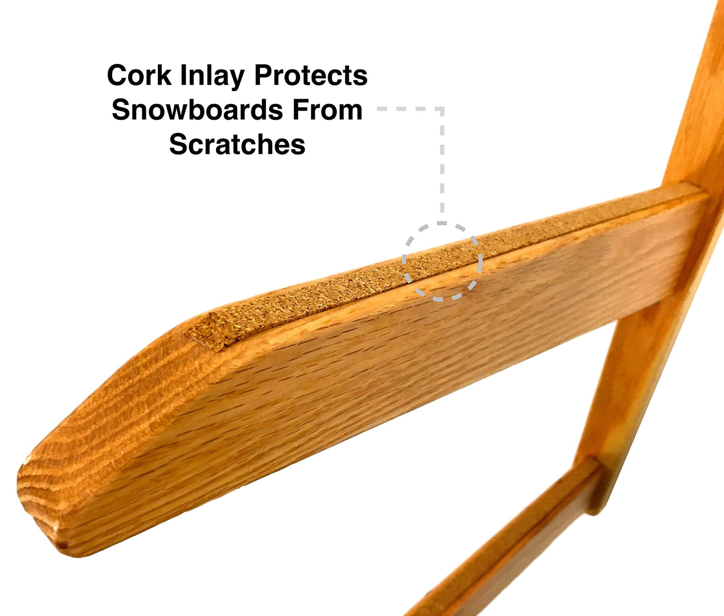 StoreYourBoard Timber Snowboard Wall Rack, Holds 3 Snowboards, Wood Home and Garage Storage Mount System (Natural)