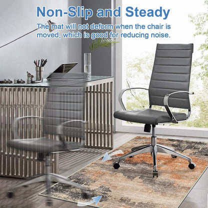 Capslpad Office Chair Mats for Hardwood Floor 90x120cm Non-Slip Modern Abstract Home Multi Purpose Chair Mat Low Pile Floor Protectors Computer Chair