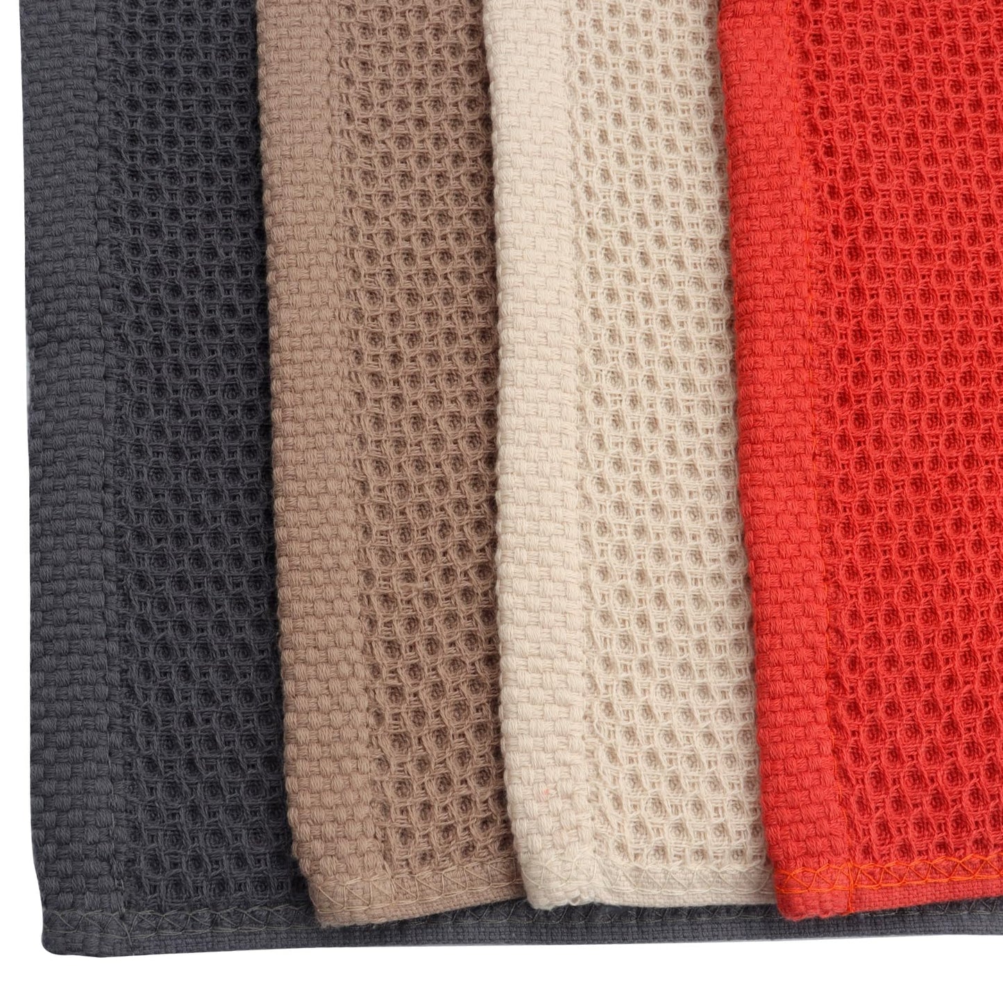 Roellgs 4 Pack Kitchen Bathroom Hand Drying Towels, Wash Towels, Microfibre Hand Towels, Dry Your Hands Immediately