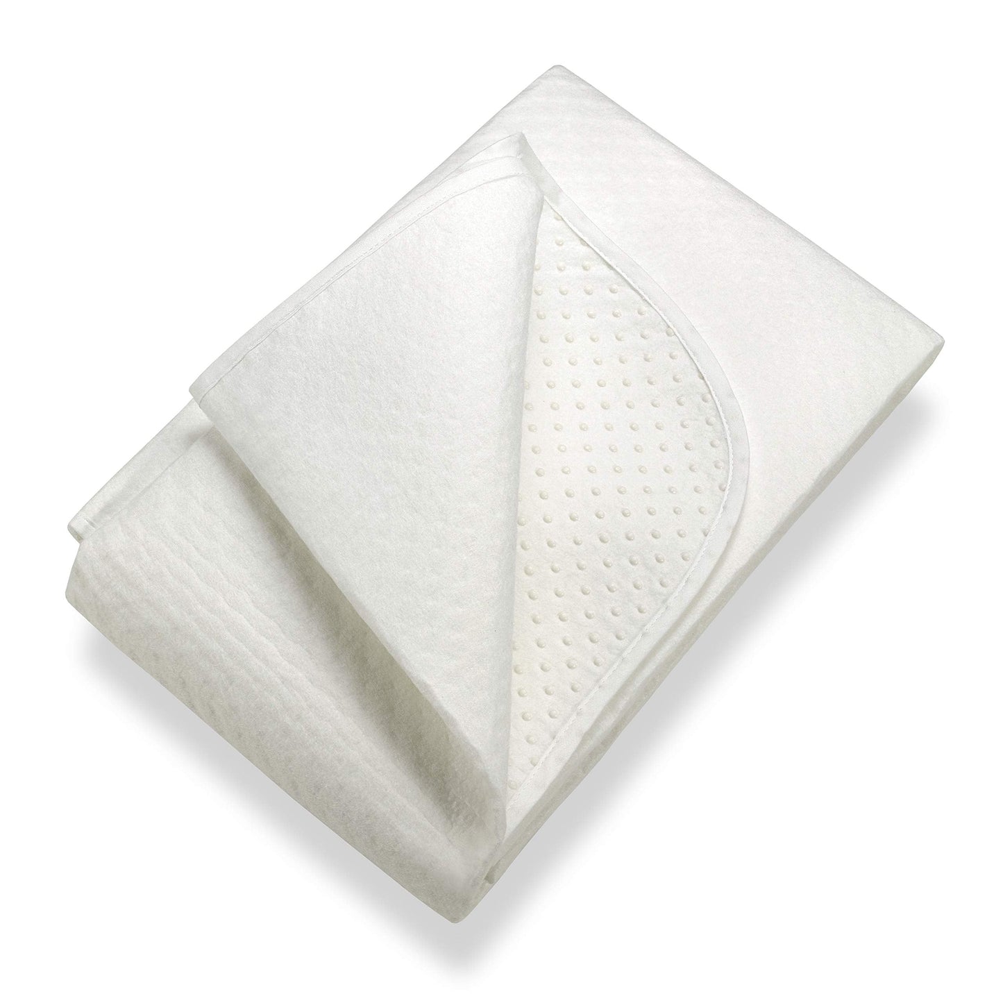 SETEX N450 Mattress Underlay with Grip Pads, Classic Design, White, Polyester, white, 140 x 200 cm