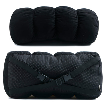 Alibo Office Chairs Contoured Half Moon Round Lumbar Roll Low Back Lumbar Support D-Shaped Pillow Multi Purpose Recliner Leg Rest Cushion For Chair