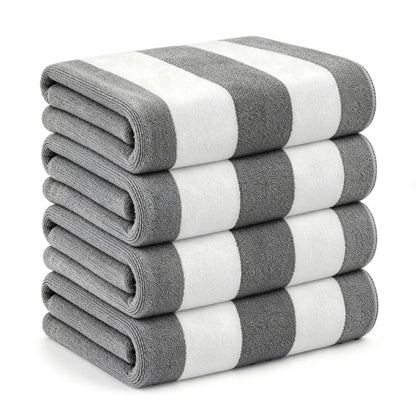 Whale Flotilla 4 Pack Microfibre Large Quick Dry Beach Towels