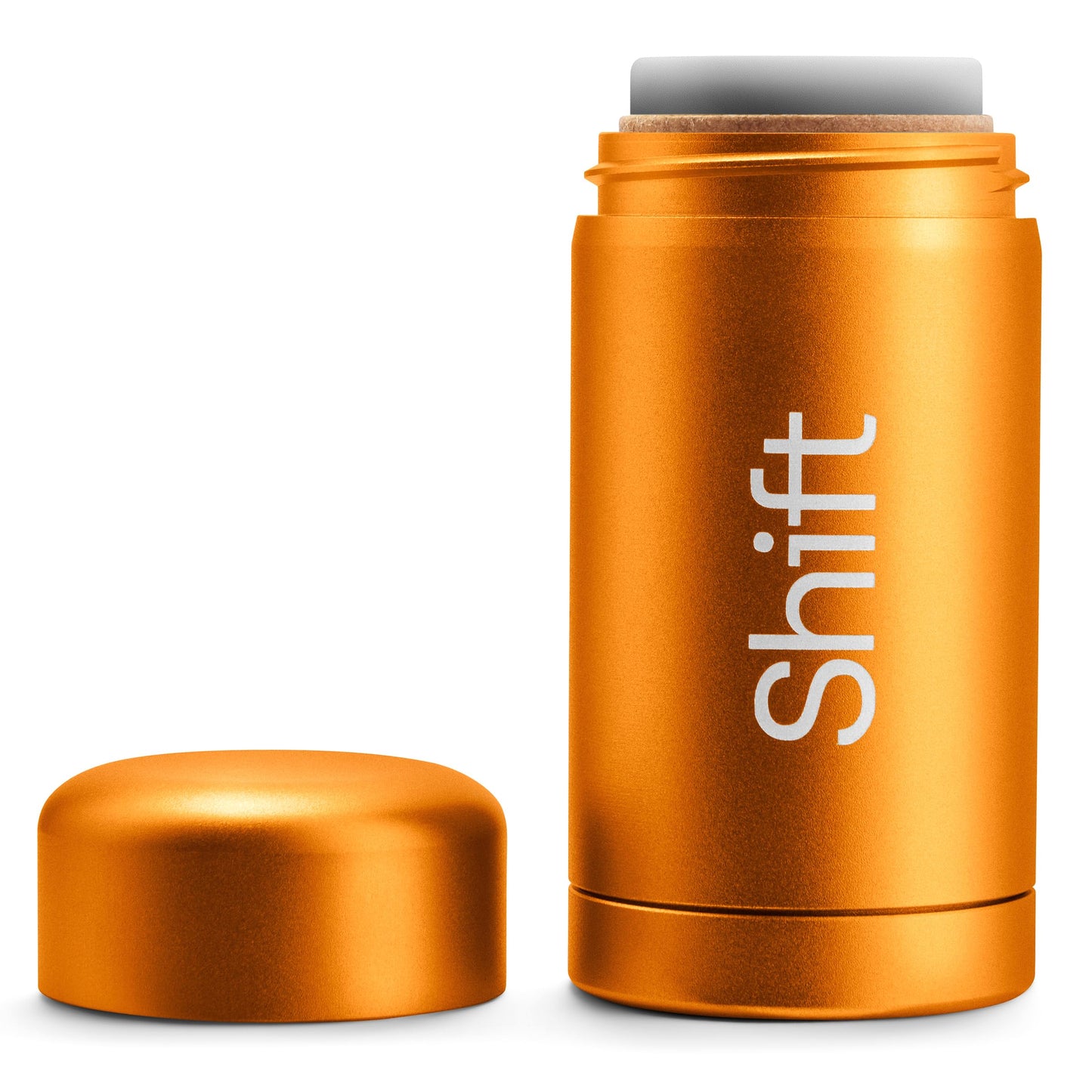 Shift - 100% Plastic Free, Natural Refillable Deodorant Set - Orange Shell - Sage & Sea Salt Refill - No Aluminium, No Baking Soda