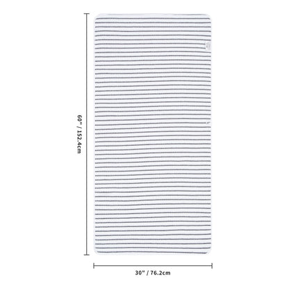 POLYTE 430 GSM Microfibre Quick Dry Waffle Bath Towel, 76.2x152.4 cm