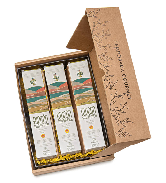 3 x Rincon de la Subb?tica - Extra Virgin Olive Oil 500 ml Bottles